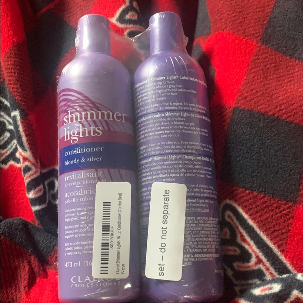 Shimmer lights shampoo and conditioner set